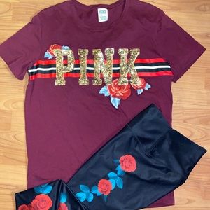 VS PINK bling rose outfit*SOLD*